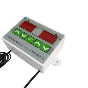 Controlador de temperatura digital-W3012 DC24V Controlador de temperatura digital LED Medidor de sensor de interruptor de termostato
