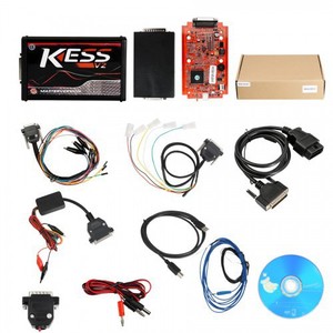 Online sınırsız KESS 2.80 ab kırmızı V5.017 KTAG V7.020 4 LED 2.25 OBD2 OBD2 araba ECU Chip Tuning takımı 5.017 k-tag programcı araçları