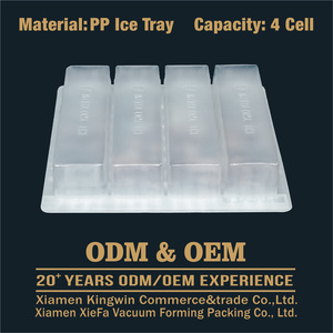 Tùy chỉnh bảo vệ môi trường cấp thực phẩm PP nhựa <span class=keywords><strong>ICE</strong></span> <span class=keywords><strong>CUBE</strong></span> bao bì khuôn hình chữ nhật vỉ quá trình - Product Image 3