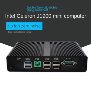 Dual-<strong>Network</strong> J1900 Fanless PS2 Industrial <strong>Computer</strong> Host Low-Power Quad-Core Mini Industrial <strong>Computer</strong> SSD New <strong>Product</strong>-UK Plug - Product Image 3