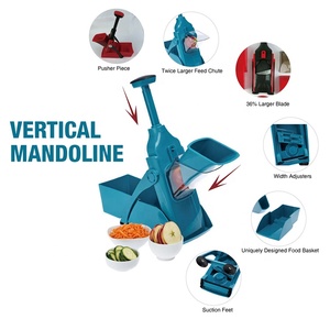 Extra-large Heavy <strong>Duty</strong> Vegetable Chopper Vertical Multi-functional Vegetable <strong>Cutter</strong> and Slicer with Adjustable Cutting Blades - Product Image 2