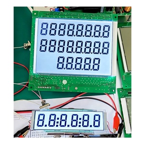 Personalizzato monocromatico in metallo Pin segmentato numerico Display LCD olio scheda 6 cifre 7 segmento Display LCD per pompa di benzina - Product Image 1