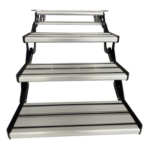 <span class=keywords><strong>2025</strong></span> TONGFA côté passager facile à installer trois marches en aluminium pliantes avec remorque de camping-car caravane camping-car RV - Product Image 5