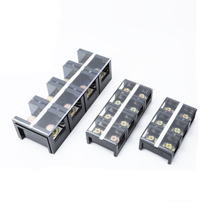TC604 TC Series <strong>Fixed</strong> Screw <strong>Terminal</strong> <strong>Block</strong> TC-60A 4 Ways 600V Wire Connectors Electric Barrier Screw <strong>Terminal</strong> Strip - Product Image 3