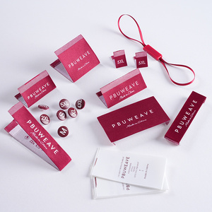 One-Stop Purchasing Custom Buy <strong>Tag</strong> Plastic Fasteners Hang <strong>Tag</strong> Garment Woven Labels Hang String Product Private Label Clothing - Product Image 2