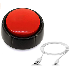 Personaliza tu propio botón USB, botón grande rojo cargando archivos de Audio - Product Image 1