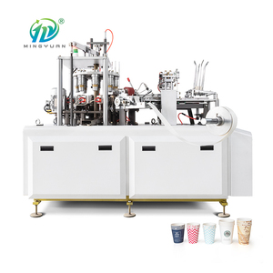 Yüksek hızlı yarı otomatik tek kullanımlık kağıt bardak makinesi tek kullanımlık kağıt bardak yapmak için - Product Image 1