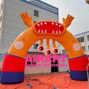 Xiếc đảo ngược chú hề Inflatable đôi mắt lớn Cổng Tò Vò cửa với LED chiếu sáng - Product Image 3