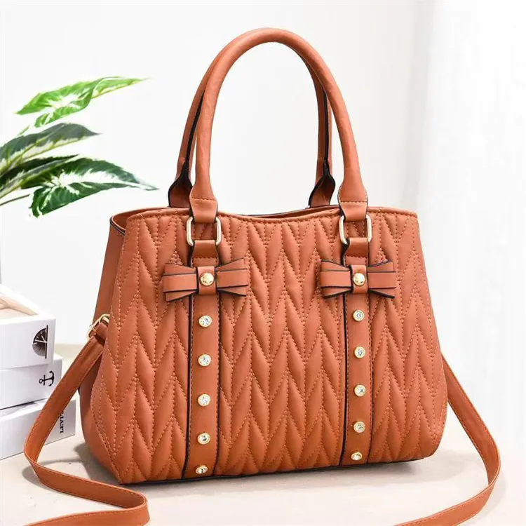 Individuell bedruckte schöne große Größe Guangdong Vintage Leder lässige Tasche Damen Umhängetasche