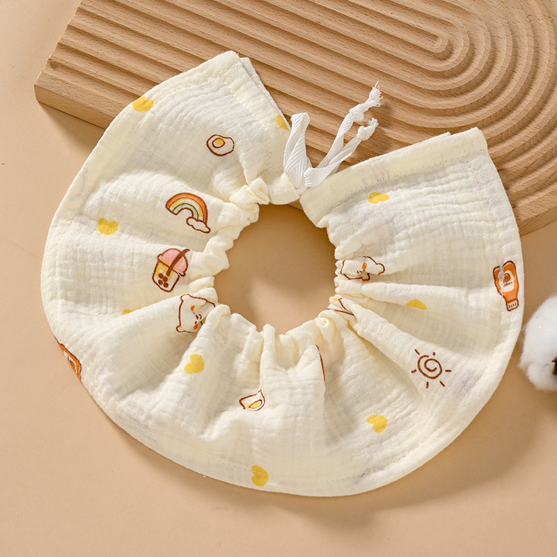 Babero de gasa de cuatro capas - Happy Breakfast