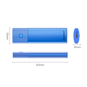 Orico M.2 SSD NVME/SATA çift protokollü yüksek hızlı mobil disk kutusu 10Gbps ile C Gen1 tip-c bağlantı noktası 2242 2260 2280 - Product Image 3