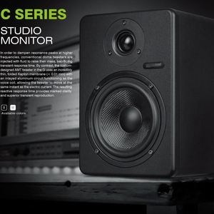 8英寸音频有源监视器扬声器5英寸，适用于工作室现场表演计算机2路2.1 - Product Image 5