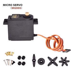 MG995 Metall getriebe 180 360-Grad-Miniatur-Servomotor mit hohem Drehmoment Hochgeschwindigkeits-Servomotor modul Fern gesteuertes Flugzeug modell - Product Image 1