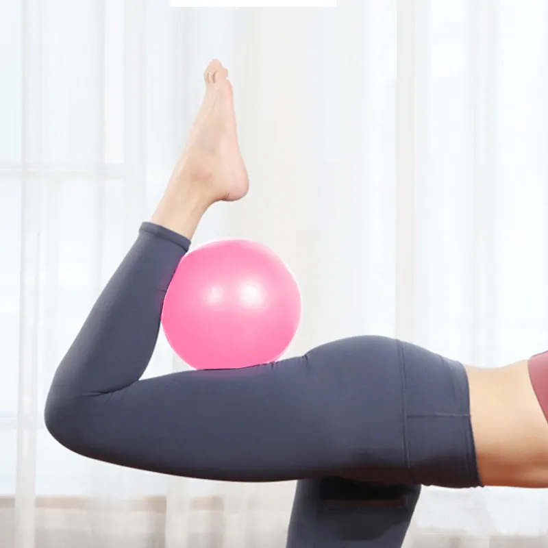 Bola latihan stabilitas Mini warna-warni kecil, bola Pilates senam berirama untuk Yoga