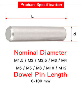 Chốt vị trí <span class=keywords><strong>pin</strong></span> 2mm 2.5mm 3mm 5mm 6mm 7mm 14mm Độ chính xác cao titan thép không gỉ tròn song song chốt <span class=keywords><strong>Pin</strong></span> - Product Image 5