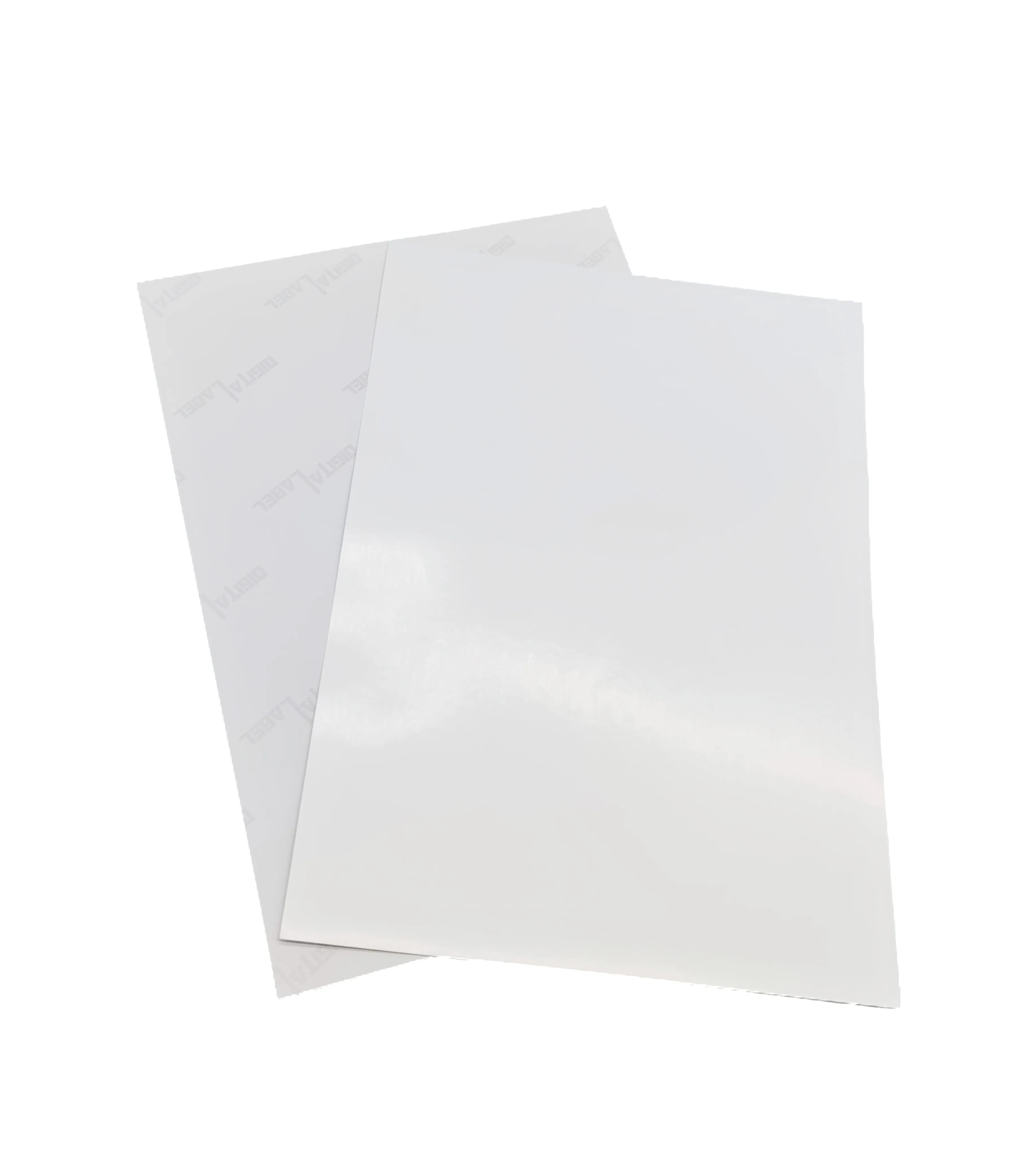 Parlak kaplamalı 100um kağıt kendinden yapışkanlı A4 mürekkep püskürtmeli PP 50 adet malzeme yapıştırıcı yazdırılabilir etiket boyutu için yazıcı