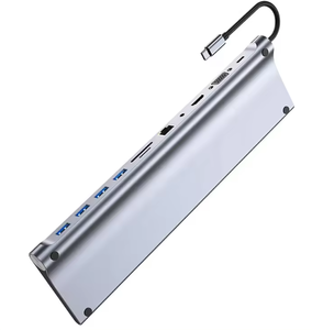 Stable <strong>Network</strong> <strong>Connection</strong> Usb3.0 Adapter Dock Hub logo Customized 11 <strong>in</strong> 1 USB HD Hub Converter for Laptop Phone PC - Product Image 5