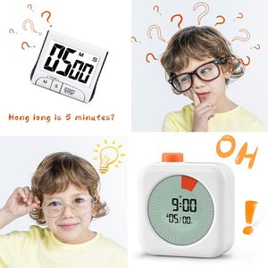 Vivo digitale Timer conto alla rovescia per i bambini e gli adulti strumento di gestione del tempo sveglia 3 in 1 per la casa cucina ufficio scuola - Product Image 5