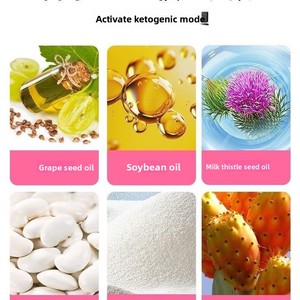 Qianmeiren Keto สารสกัดจากพืชตระกูลถั่วเจลกันกระสุนปราศจากน้ำตาลช่วยเพิ่มความหนาแน่นของกระดูก60-สำหรับผู้ใหญ่ - Product Image 4