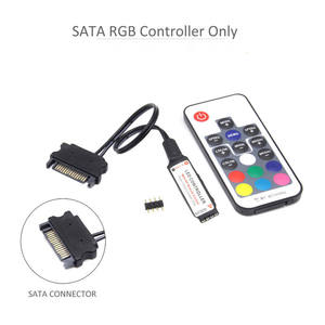Светодиодная лента RGB с магнитным креплением, полный комплект для ПК, корпуса компьютера, интерфейса питания SATA, фиксируется на магните, цветной пульт дистанционного управления - Product Image 4