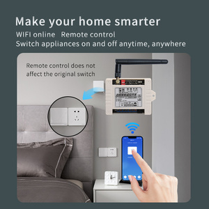 Interruttore WiFi con telecomando Wireless da 3 confezioni per elettrodomestici fai da te a casa tramite l'app iPhone Android con codice di rotolamento - Product Image 5