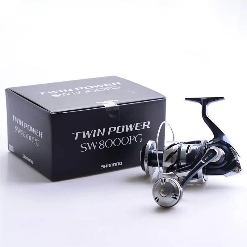 100% SHIMANO TWIN POWER SW 4000XG 5000HG 6000PG 8000HG 10000HG 14000XG Jigger mulinelli da pesca in acqua salata