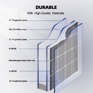 RIXIN 260 Вт BIPV черная фотоэлектрическая система Sanel Solar из Китая моно кристаллическая фотоэлектрическая цена солнечные панели Cigs - Product Image 2