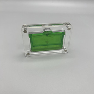 Bir yuvası yüksek şeffaflık akrilik manyetik emme kapak oyunları saklama kutusu sert kabuk kartuş kılıfı GameBoy ADVANCE GBA için - Product Image 1