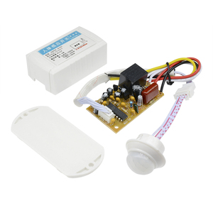 Interruptor infrarrojo de 110v y 220v para iluminación del hogar, Sensor de movimiento y tiempo de retardo, sensible al LED, para lámpara nocturna - Product Image 5