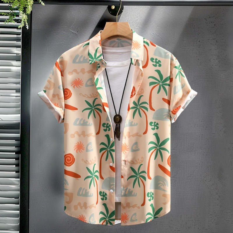 Yellow background green coconut