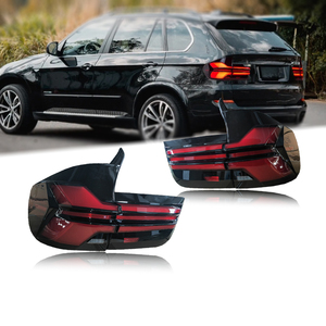07-13ชุดไฟท้าย X5 BMW E70ปรับปรุงไฟวิ่ง LED ไฟเบรกและไฟเลี้ยวน้ำตอนวิ่ง - Product Image 2