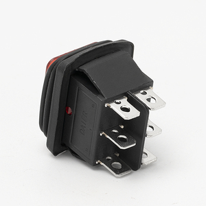 T85/55 T125/55 T125 elektrik Rocker anahtarı 5E4 20A 12Vdc 16A 250Vac T125 5E4 3 pozisyon 6 pin Rocker anahtarı UTV ATV için - Product Image 6