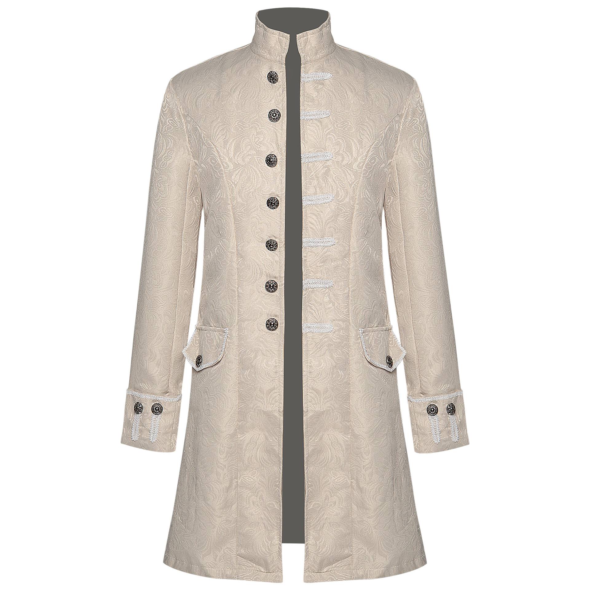 Jacquard medieval menswear khaki