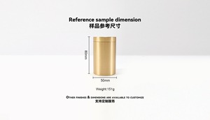 Maxery茶罐，带气密双盖金属容器，大茶罐，宽松茶罐，咖啡收纳盒