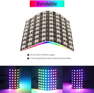 フレキシブルsmd WS2812 WS2812B rgb pixe ledパネルマトリックス - Product Image 2