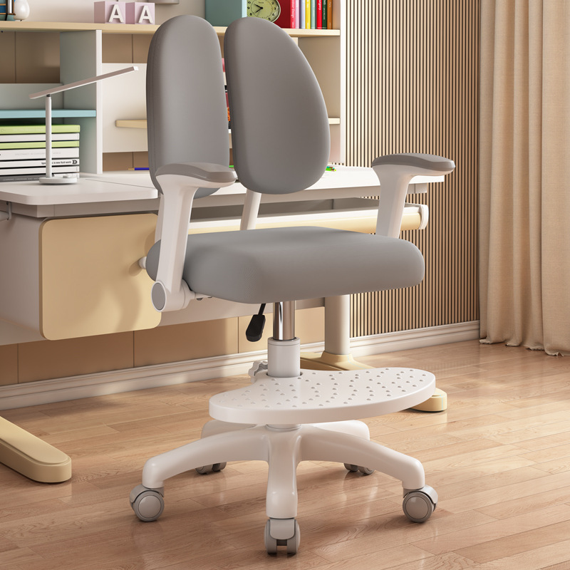 Gray-rotatable-lifting foot-rotating armrest