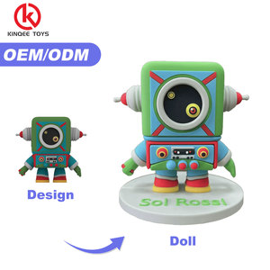 Kinqee ตู้โชว์ PVC รูปทรงหุ่นยนต์พิเศษทำในโรงงานตู้โชว์กล่องตาบอด - Product Image 2