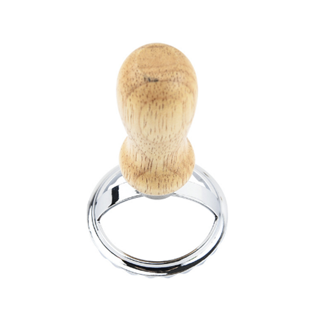 Petit cercle en bois argenté