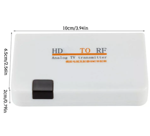 Convertidor de adaptador analógico coaxial HD a RF, modulador de transmisor de TV con control remoto - Product Image 5