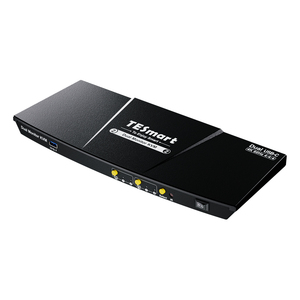 TESmart Dual Monitor USB-C <strong>KVM</strong> Docking Station Kit Support 4K60HZ MST Mode EDID Emulator for 2 Laptops 2x2 <strong>KVM</strong> Switcher - Product Image 1