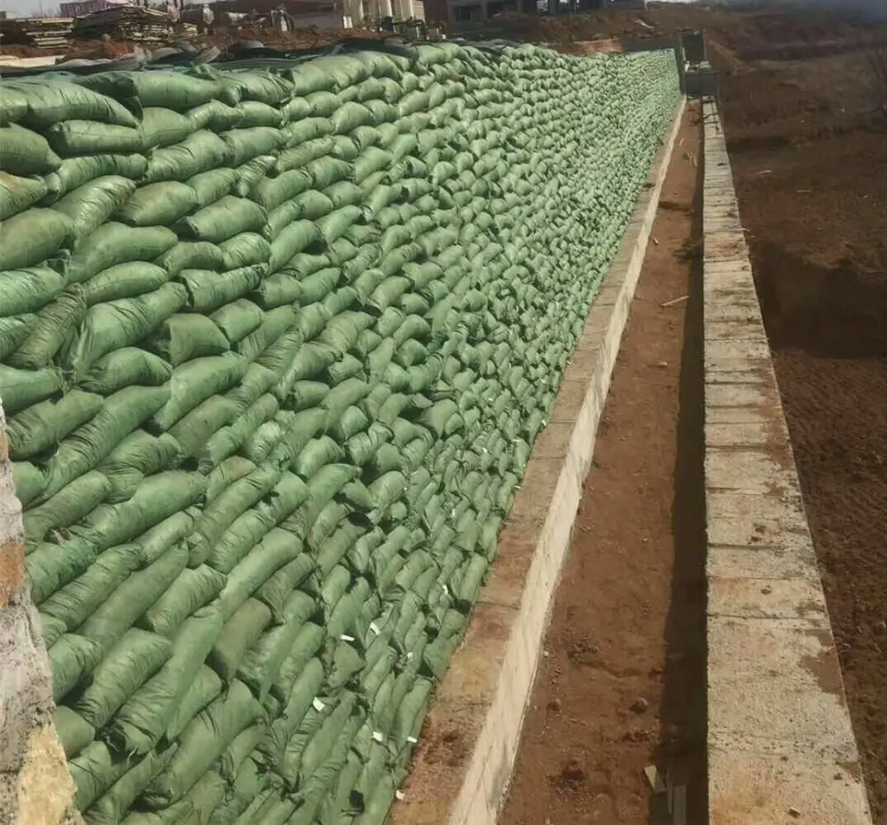 Geo-Textil-Sandboden-Erdsack-Geobag aus Polypropylen für vegetative Stützmauern