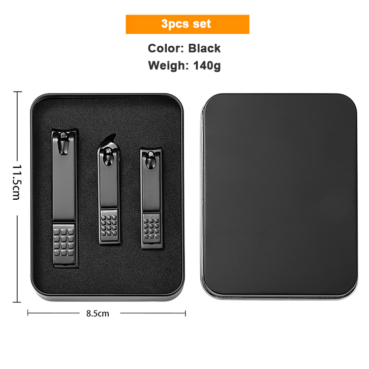 Set da 3 pezzi: nero