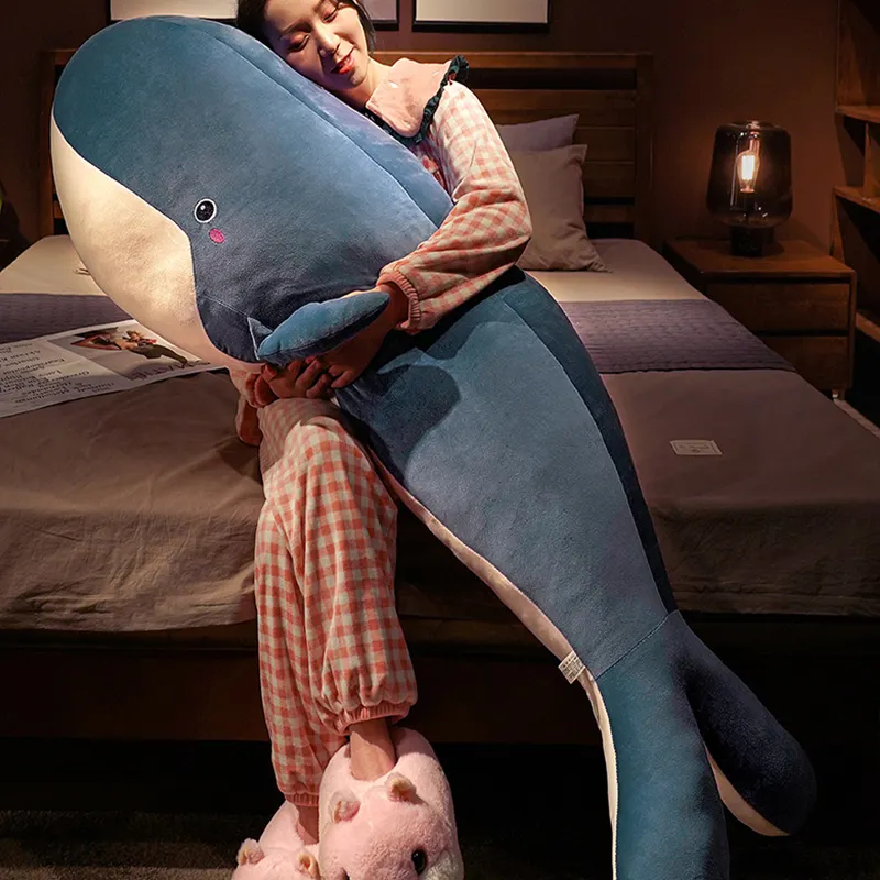 All'ingrosso balena di alta qualità rimovibile per bambini peluche con animali imbottiti per bambini giocattoli di peluche di balena oceanica