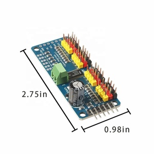 PCA9685PW 16 Channel 12-bit PWM/Servo Driver-I2C <strong>interface</strong> PCA9685 <strong>module</strong> Raspberry pi shield <strong>module</strong> servo shield - Product Image 6