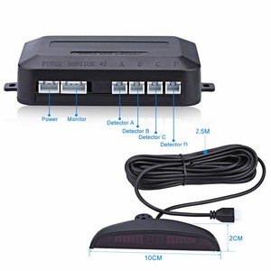 Sensor de aparcamiento automático, Kit de Parktronic con pantalla LED, Radar de aparcamiento automático con 4 sensores, sistema de detección de Monitor de marcha atrás - Product Image 5