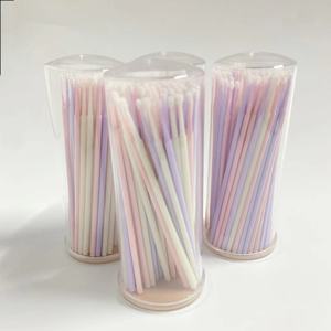 3 Colors Mixed 100pcs/box New Colors of Lash Extensions Disposable Micro <strong>Swabs</strong> Cleaning <strong>Swabs</strong> - Product Image 4