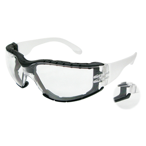نظارات أمان للف-عدسات البولي كاربونات للحماية من الغبار قابلة للإزالة ANSI Z871 CE EN166 نظارات عمل - Product Image 1