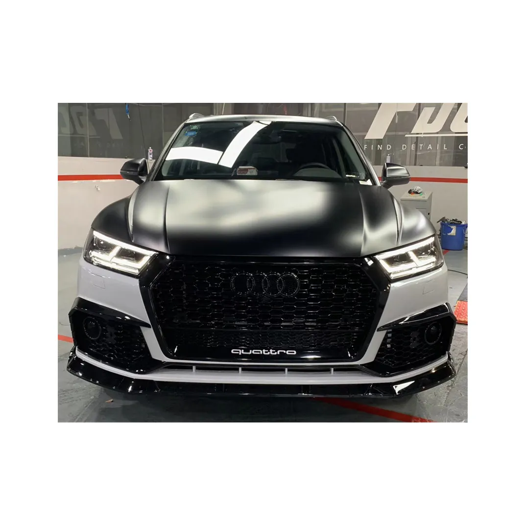 Popular hot sale newest auto parts body kit for Audi Q5 2018-2020 modified to RSQ5 style with front and rear bumper grille