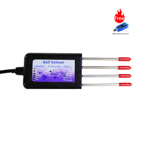 RS485 Boden temperatur Luft feuchtigkeit EC-Sensoren Bodenfeuchte leitfähig keits sensor - Product Image 2