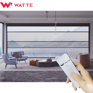 Intelligent Remote Control Motorized Vertical Slide Balcony <strong>Windows</strong> Electric Automatic Aluminum Glass Lift up <strong>Window</strong> - Product Image 3